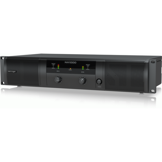 Behringer NX1000 Power Amplifier with Smartsense