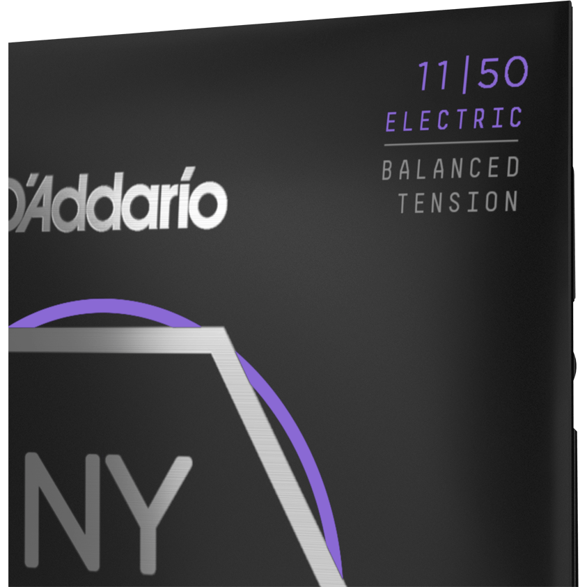 D'Addario NYXL Nickel Wound Electric Guitar Strings – Balanced Tension Medium – 11-50