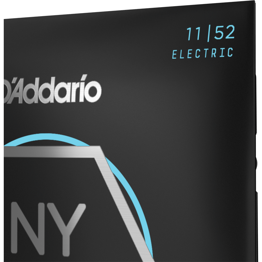 D'Addario NYXL Nickel Wound Electric Guitar Strings – Medium Top/Heavy Bottom – 11-52