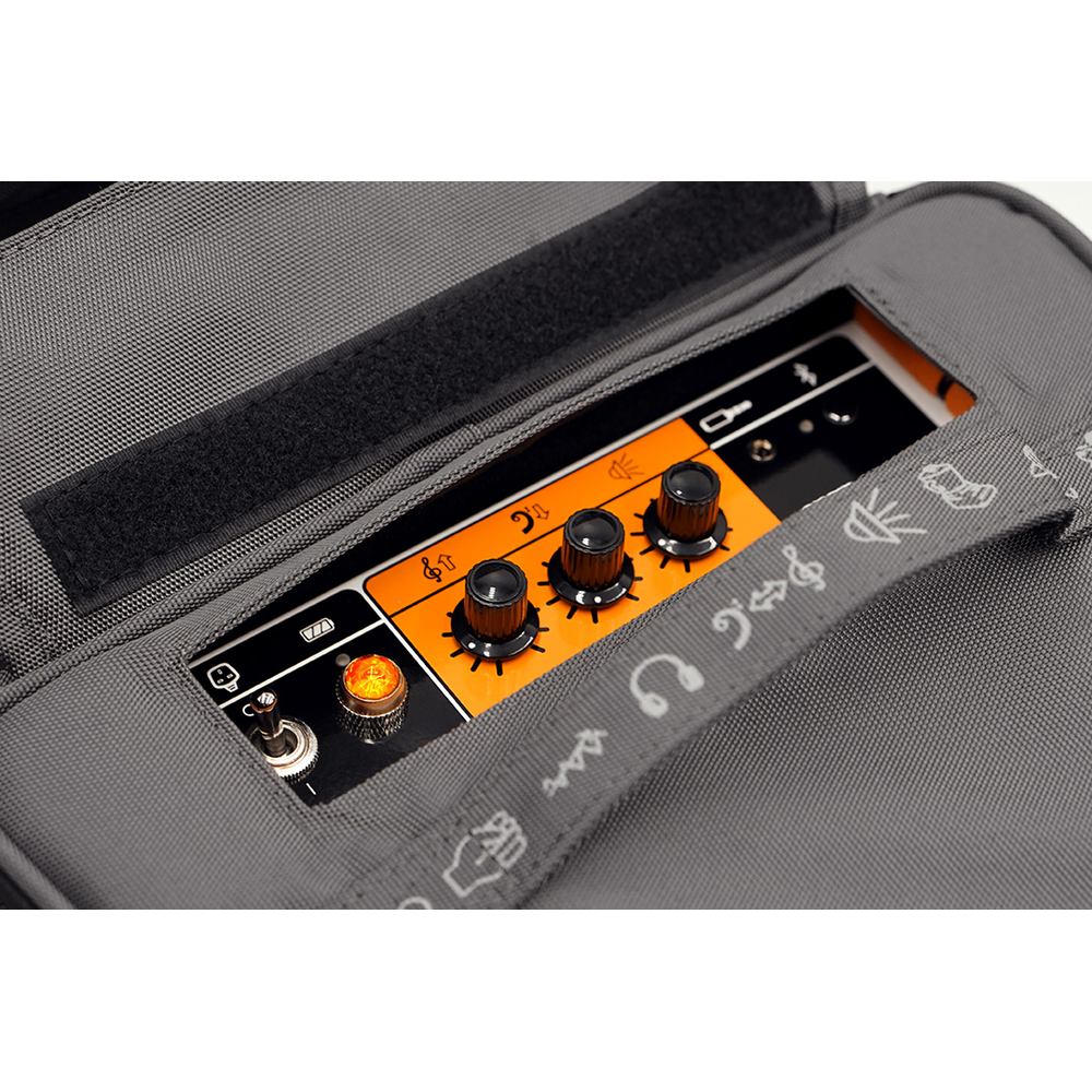 Orange Box Portable Bluetooth Speaker w/ Free Carry Case – Orange