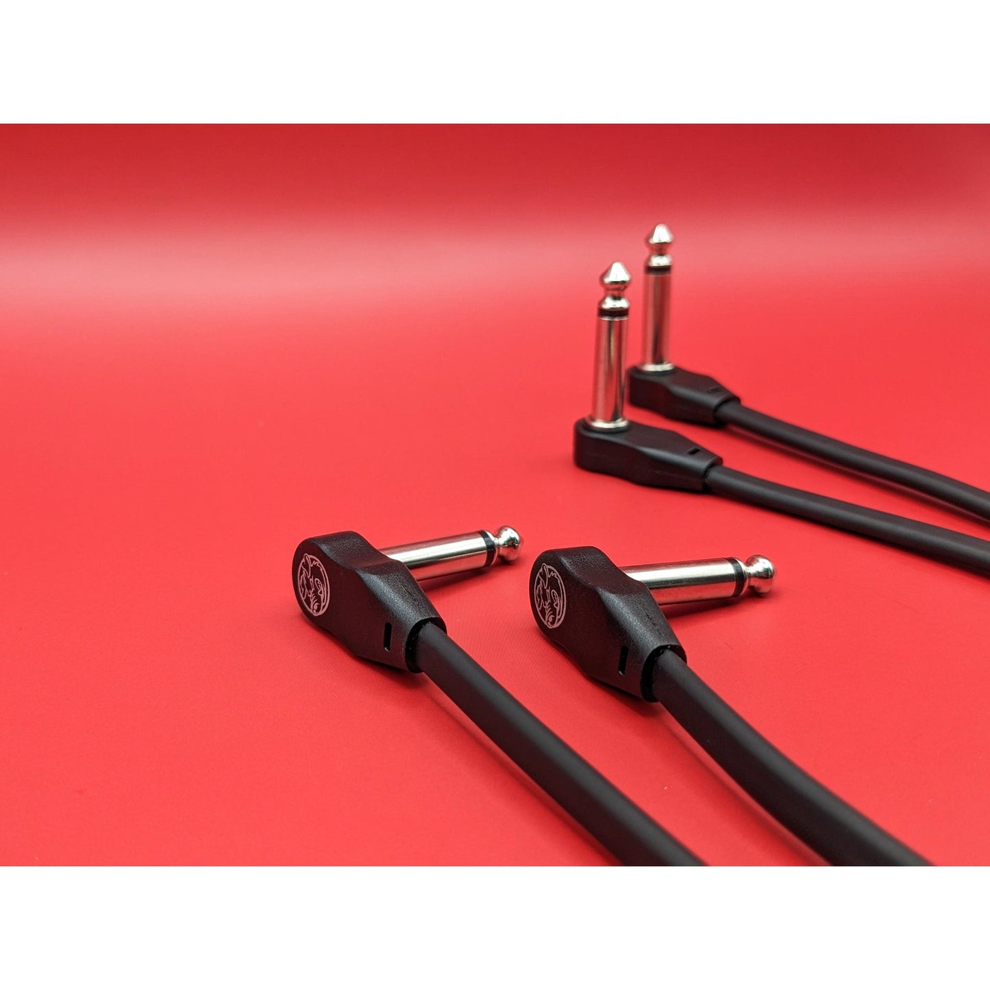Pig Hog Lil' Pigs Low Profile 3 Foot Patch Cables, 2 Pack