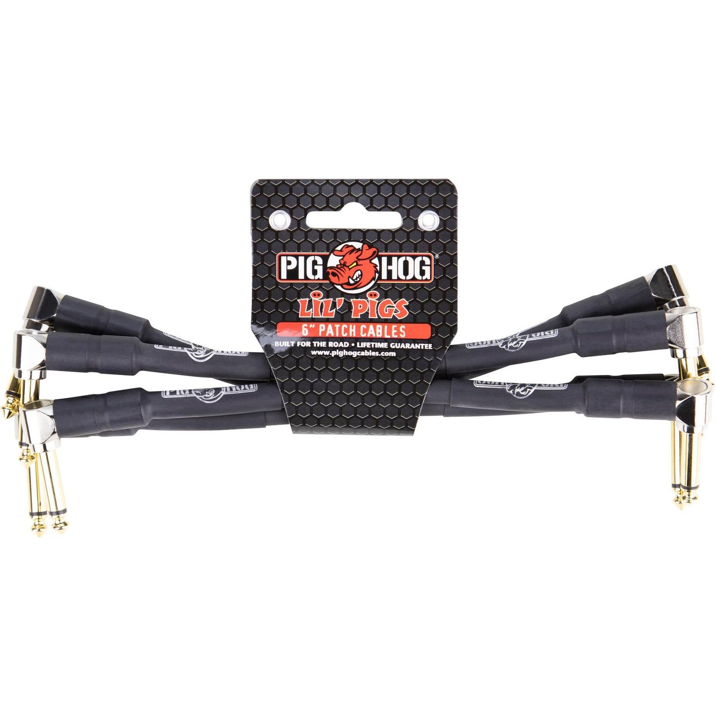 Pig Hog Lil Pigs 6" Patch Cables - 4 Pack