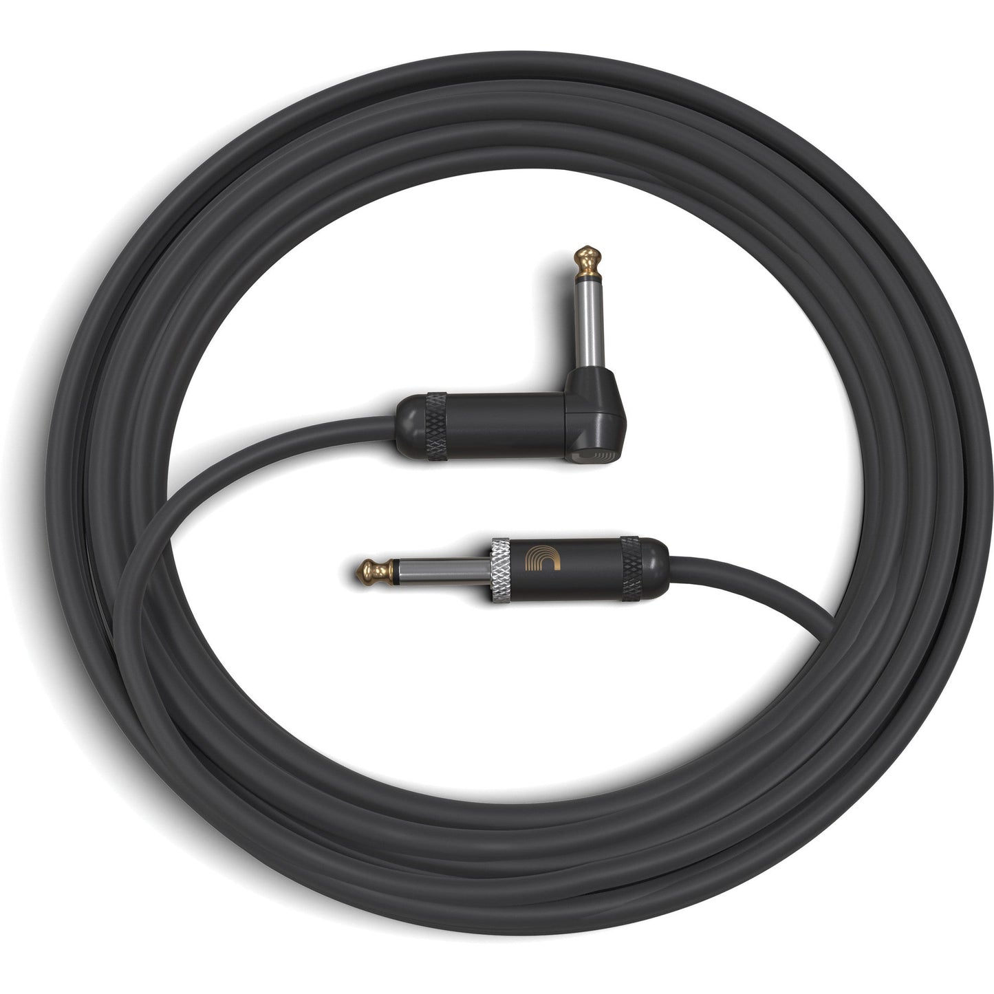 D'Addario American Stage Instrument Cable, Right Angle, 20 Feet