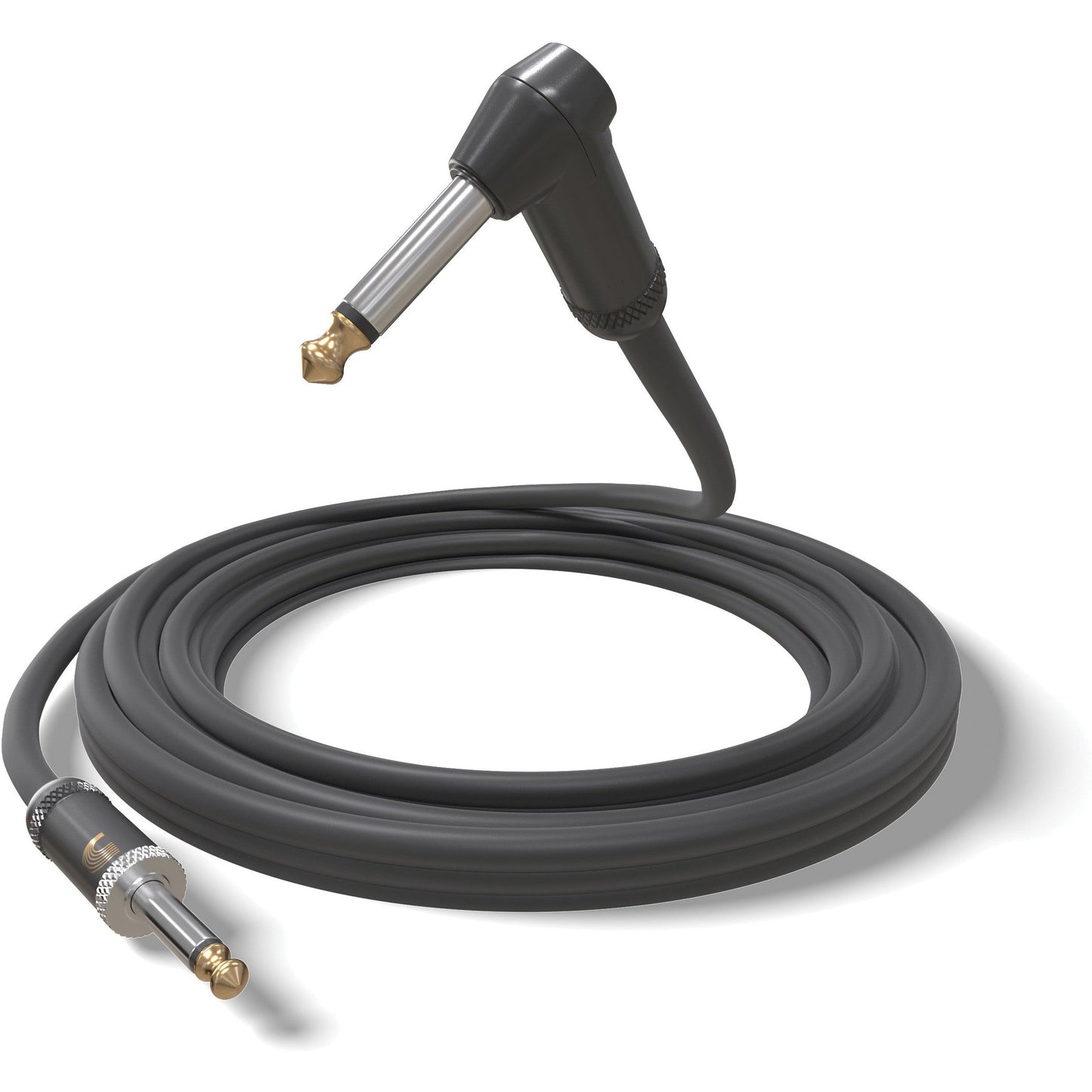 D'Addario American Stage Instrument Cable, Right Angle, 20 Feet