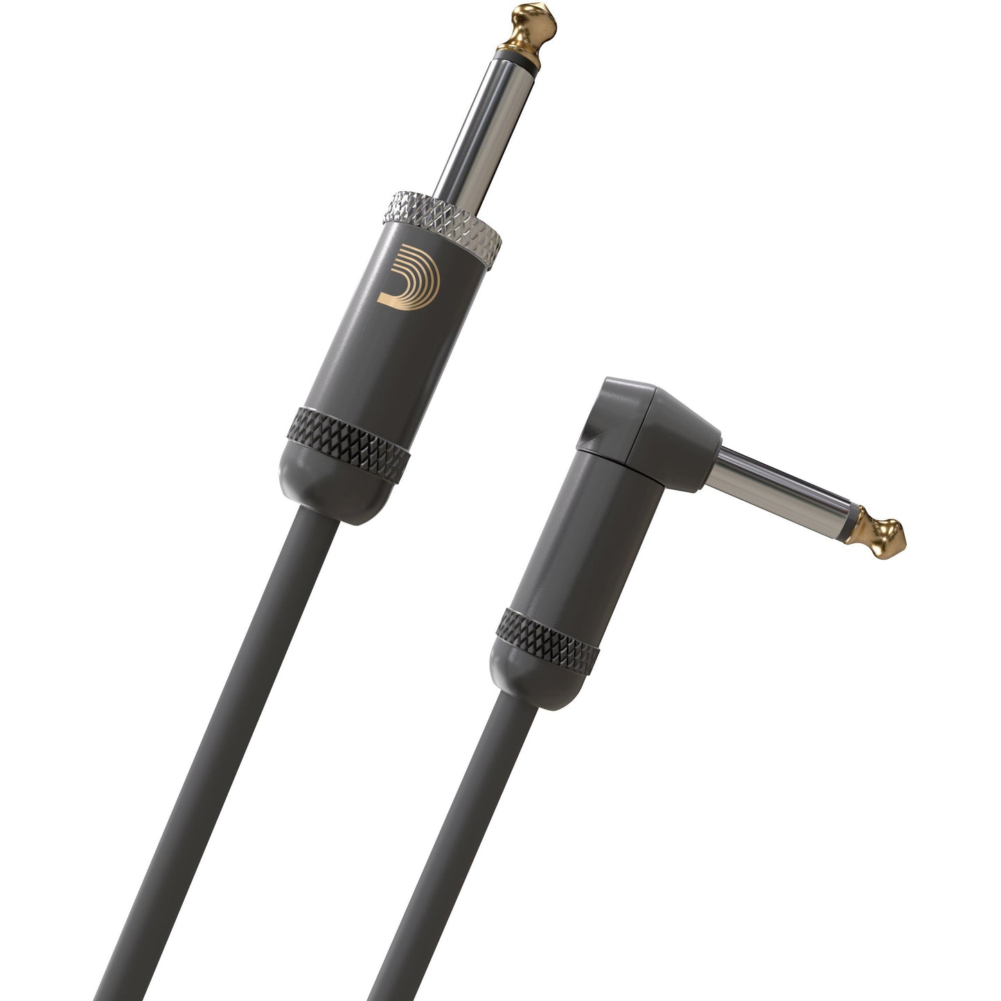 D'Addario American Stage Instrument Cable, Right Angle, 20 Feet