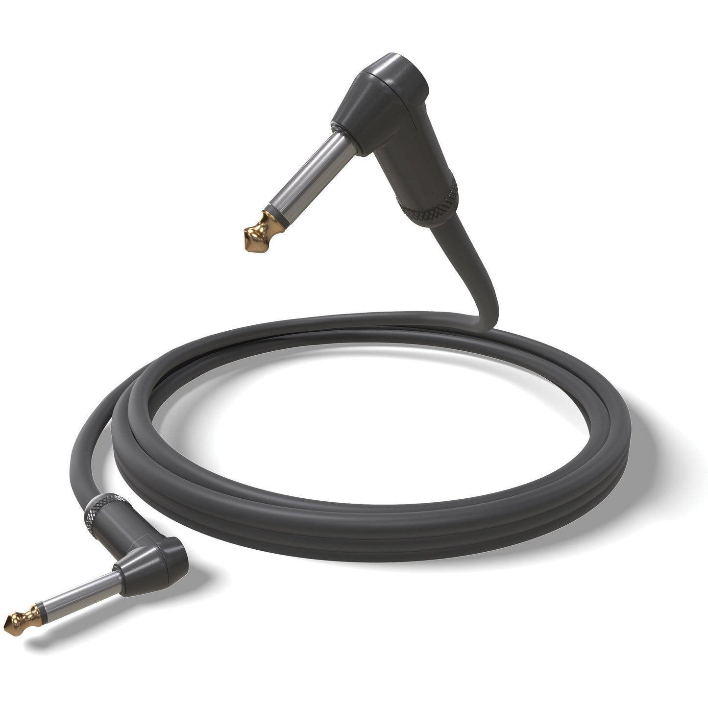 D'Addario American Stage Instrument Cable, Dual Right Angle, 10 Feet