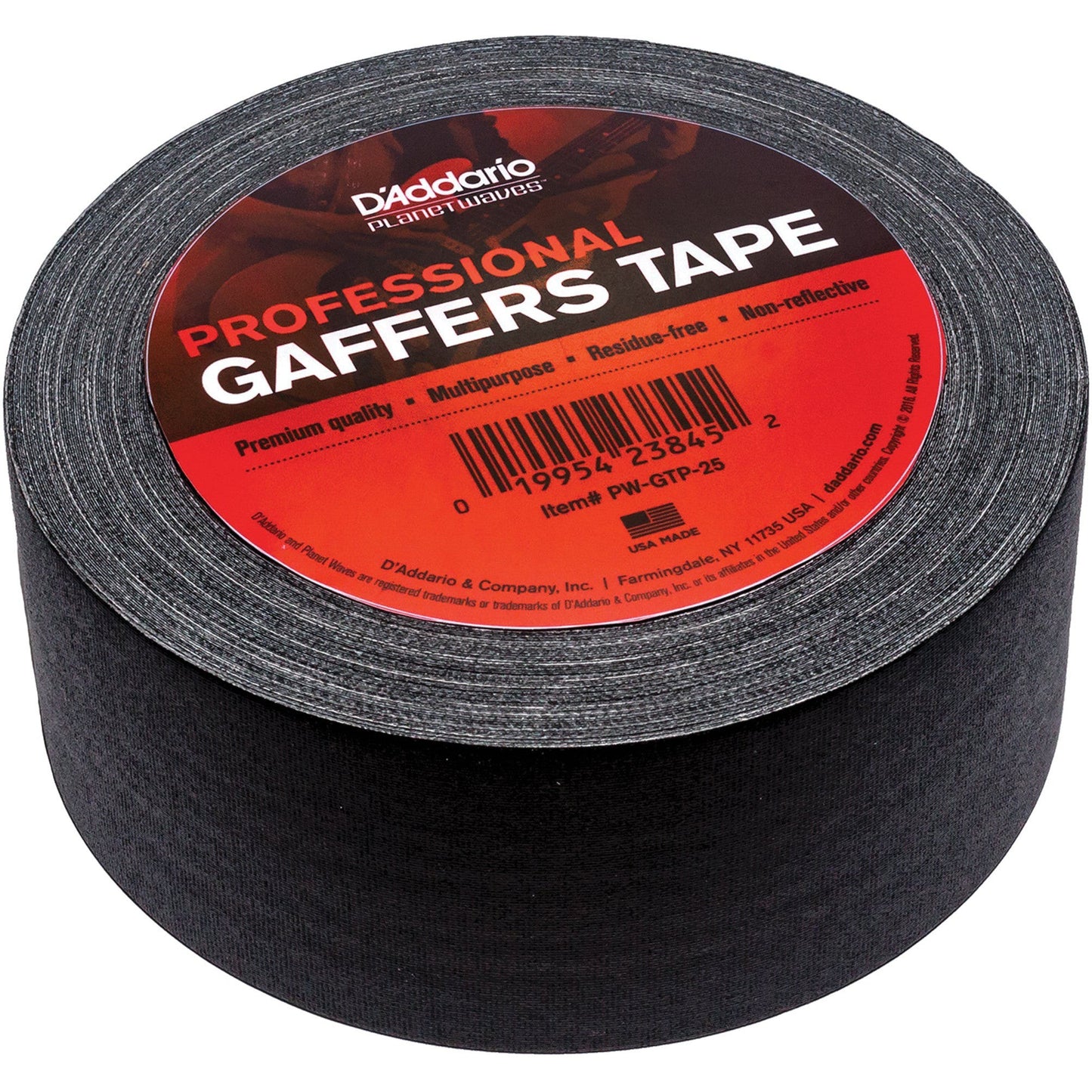 D'Addario Gaffers Tape, Black