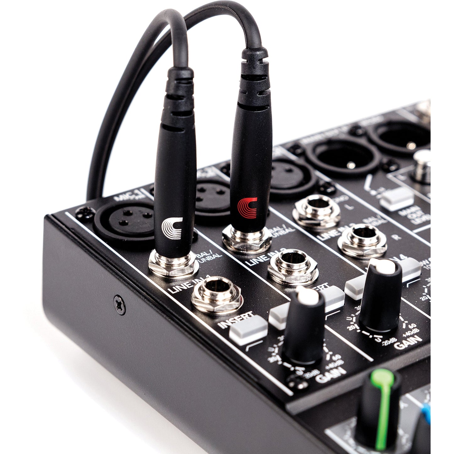D'Addario Custom Series 1/8” to Dual 1/4” Audio Cables