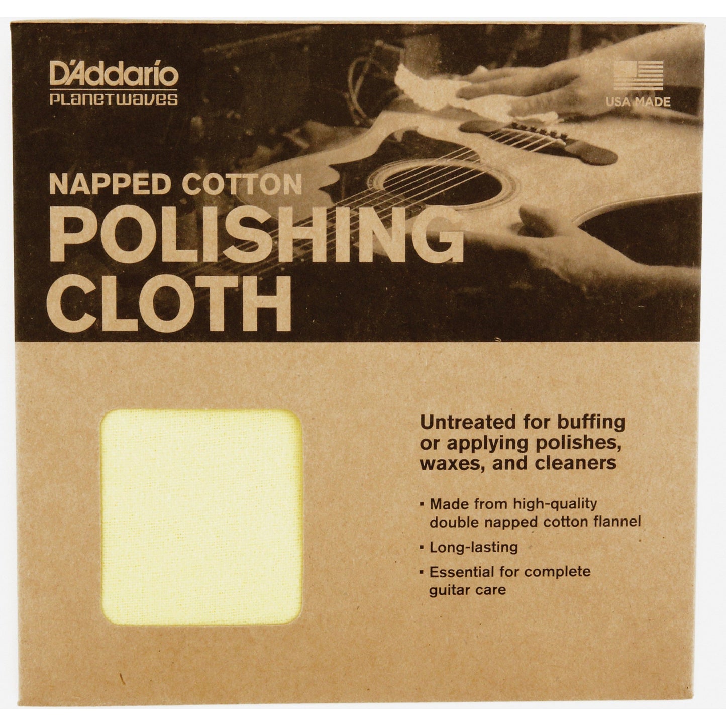 D'Addario Untreated Polish Cloth