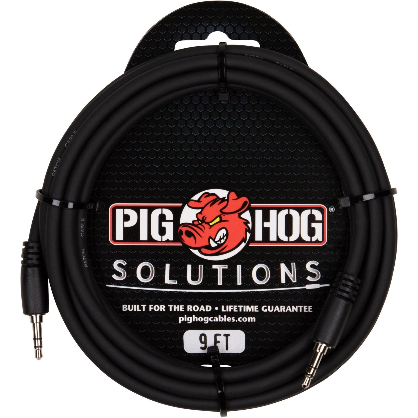 Pig Hog Solutions - 3.5mm (Male) TRS to 3.5mm (Male) TRS - 9 Foot