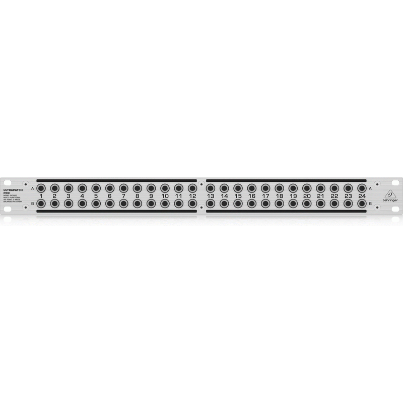 Behringer ULTRAPATCH PRO PX3000 48-Point 3-Mode Balanced Patch Bay