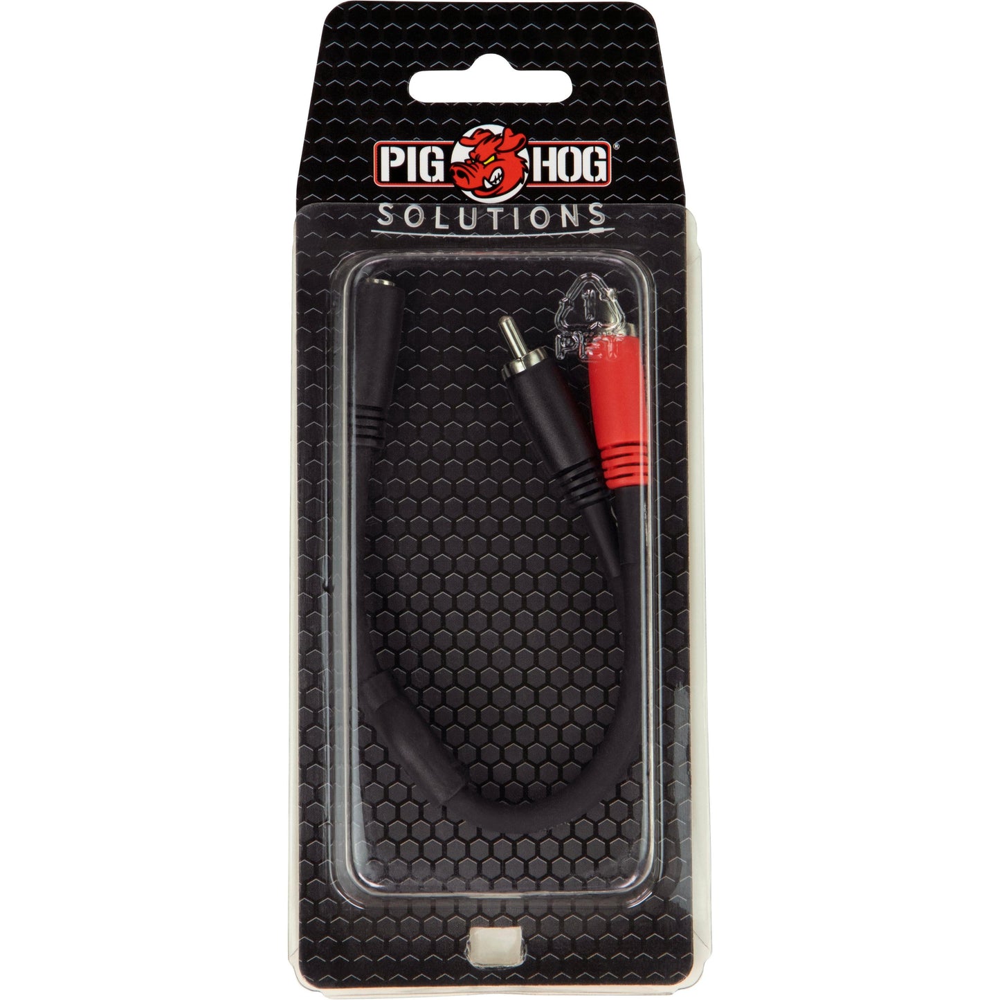 Pig Hog Solutions - Y Cable 3.5mm (Female) TRS to Dual RCA (Male) - 6 Inch