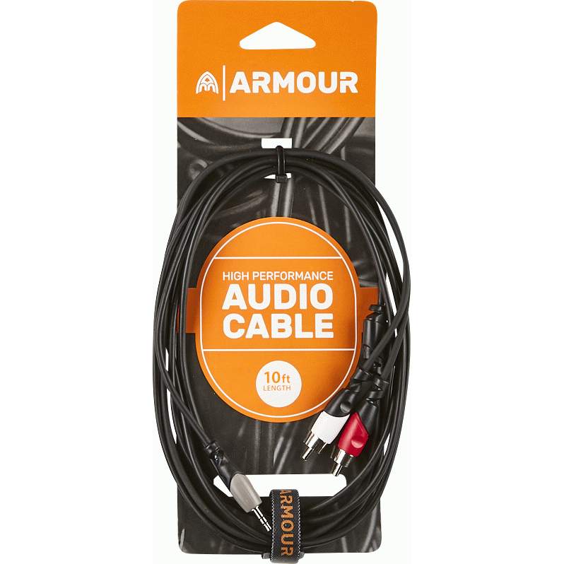 Armour RCA29S 1/8" stereo to 2 x RCA Cable