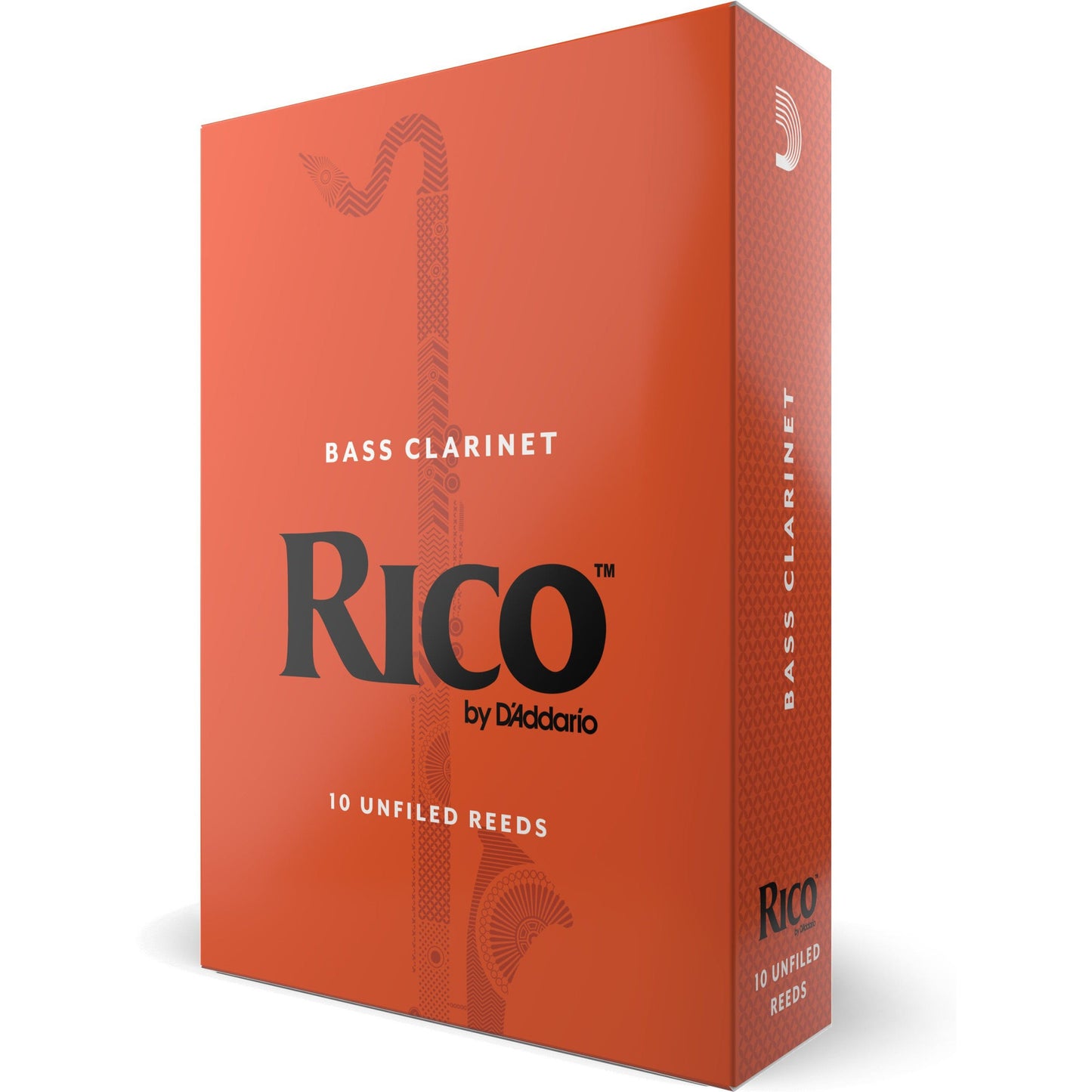 Rico by D'Addario Bass Clarinet Reeds, Strength 4, 10 Pack