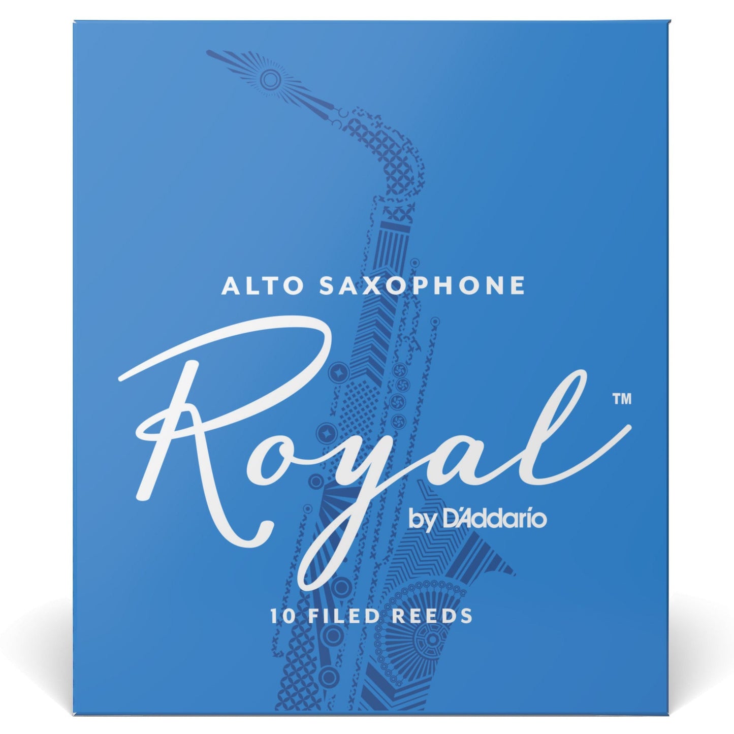 Royal by D'Addario Alto Sax Reeds, Strength 1.5, 10-Pack
