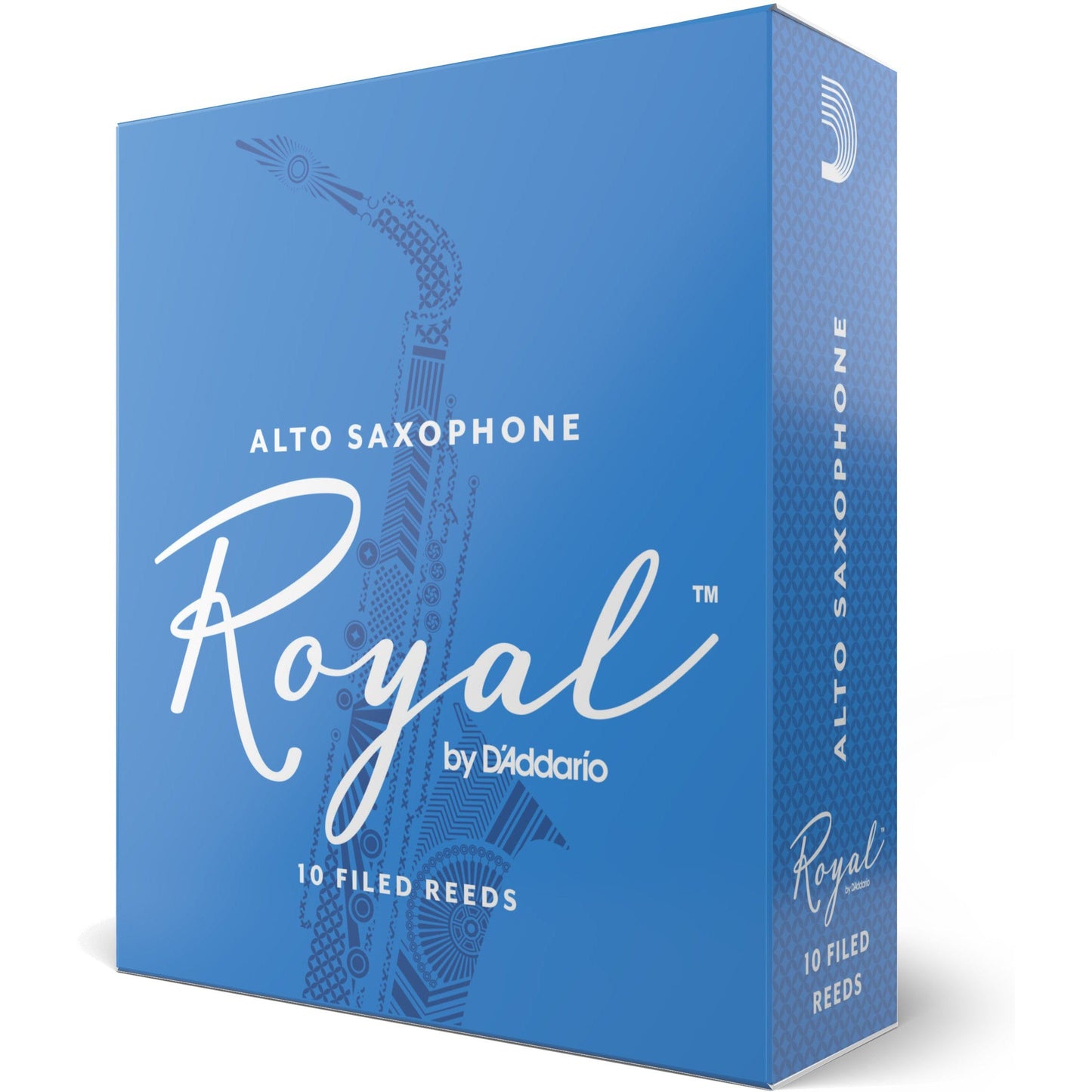 Royal by D'Addario Alto Sax Reeds, Strength 1.5, 10-Pack
