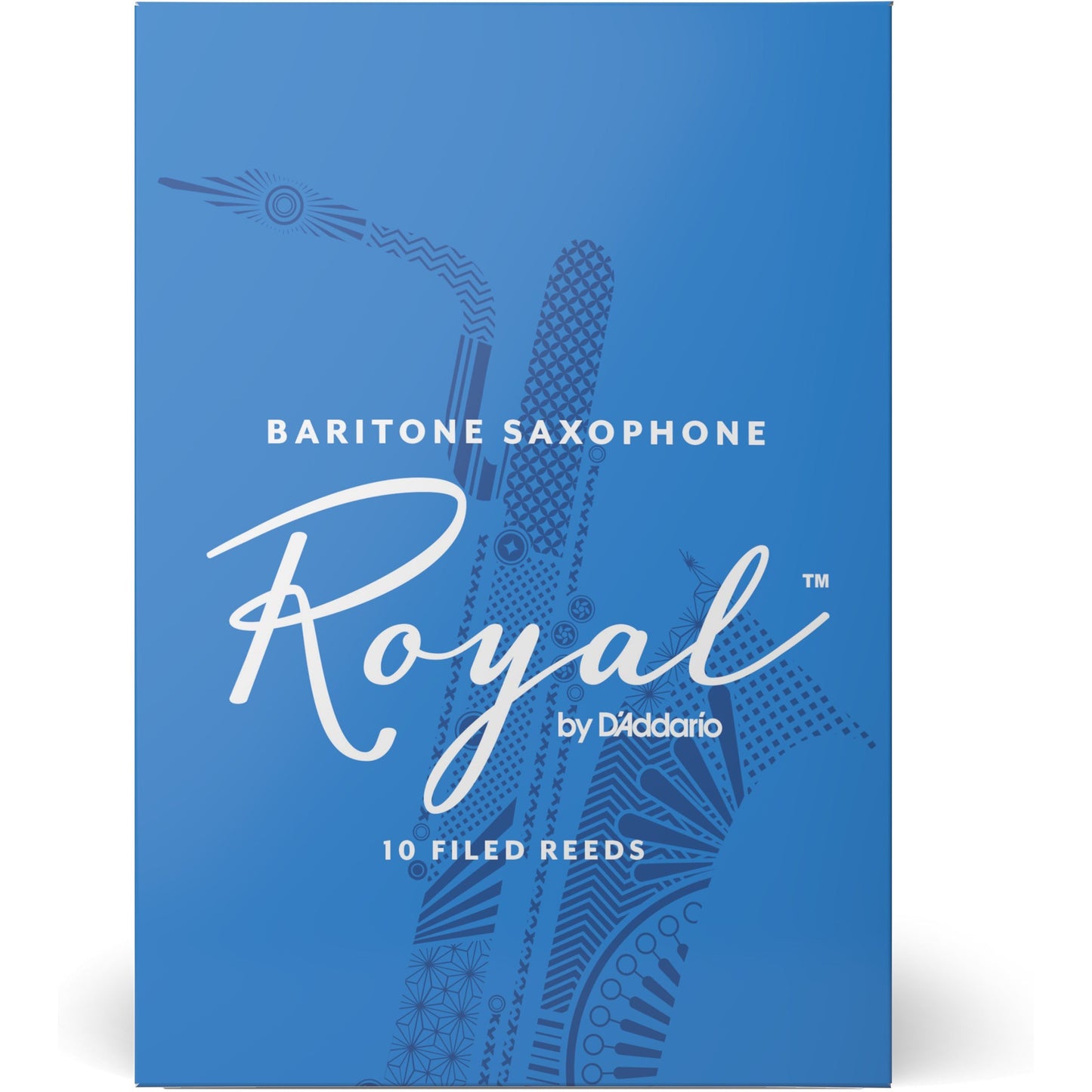 Royal by D'Addario Baritone Sax Reeds, Strength 3, 10-Pack