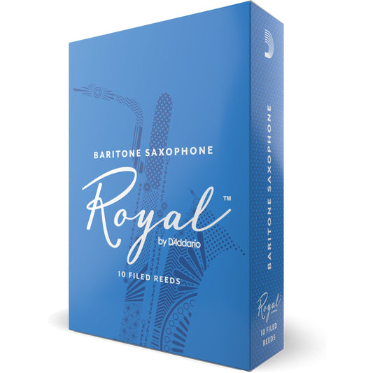 Royal by D'Addario Baritone Sax Reeds, Strength 3, 10-Pack