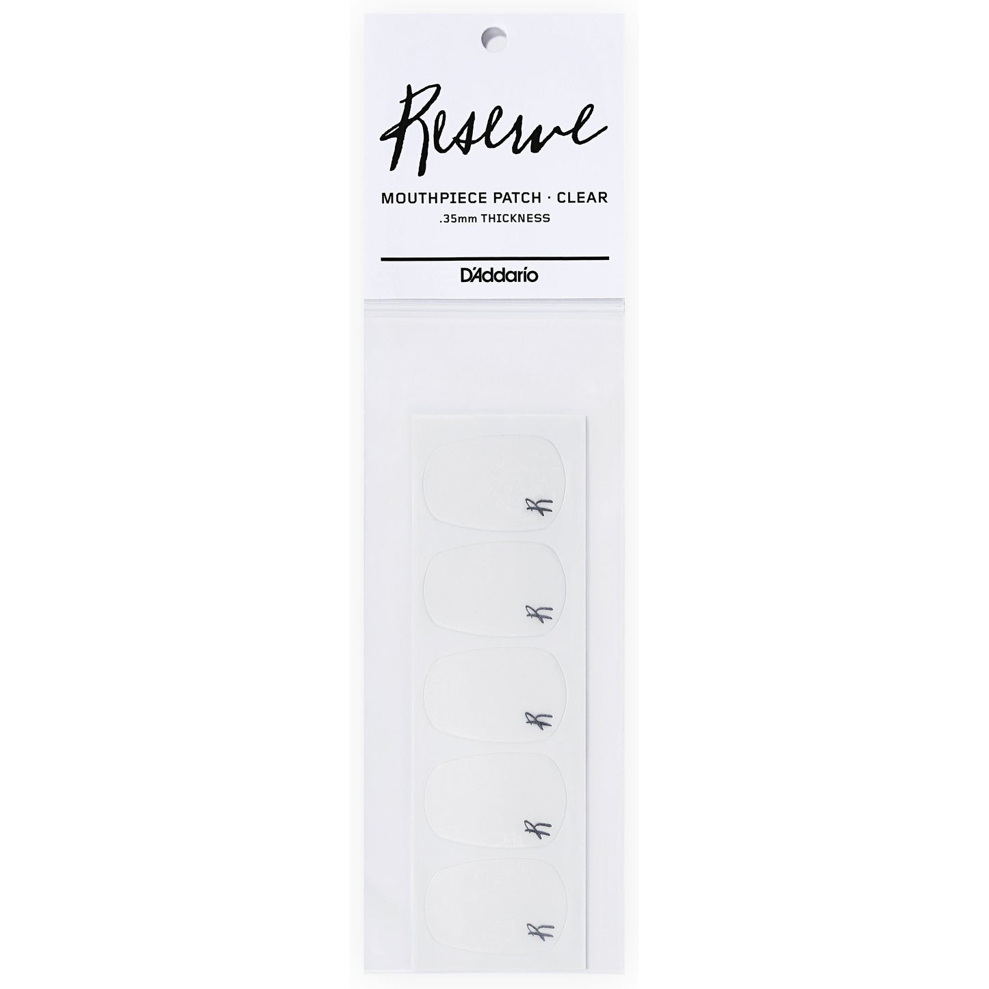 Rico Reserve Mouthpiece Patch - Clear - .35mm