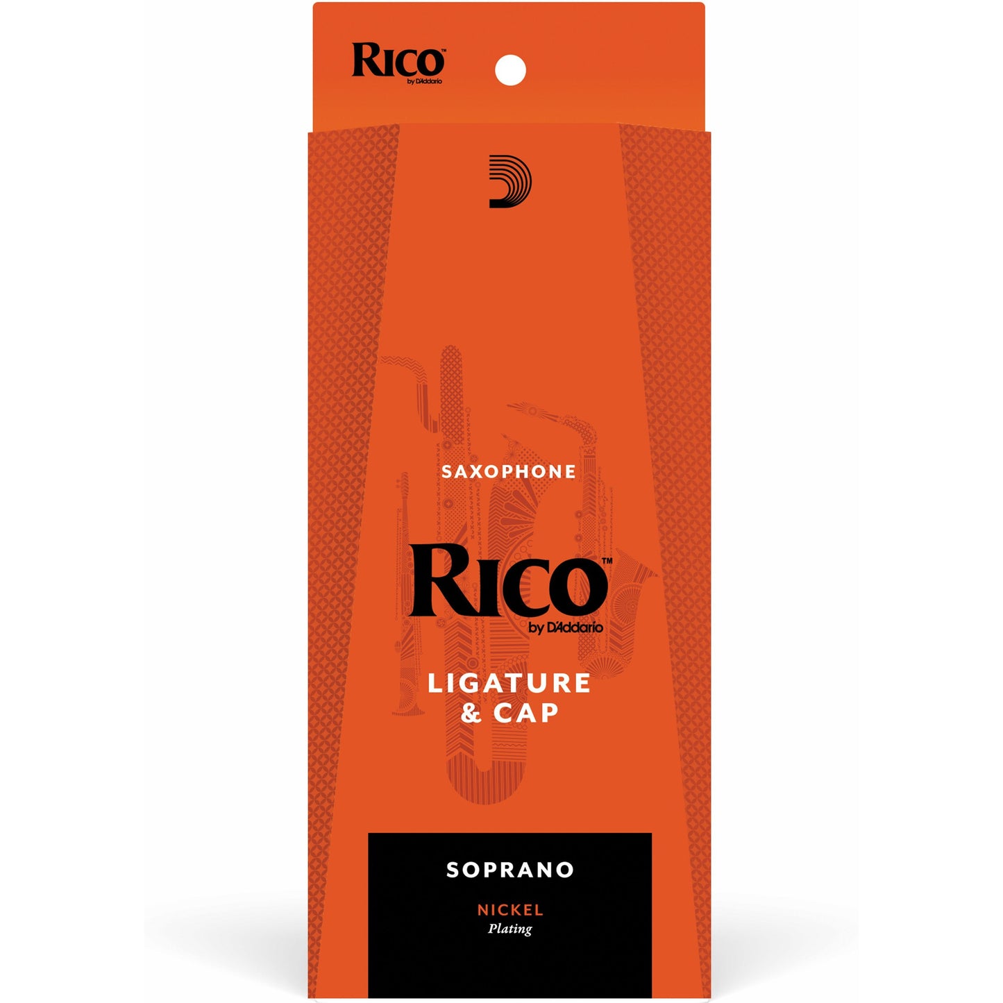 Rico Ligature & Cap, Soprano Saxophone, Nickel