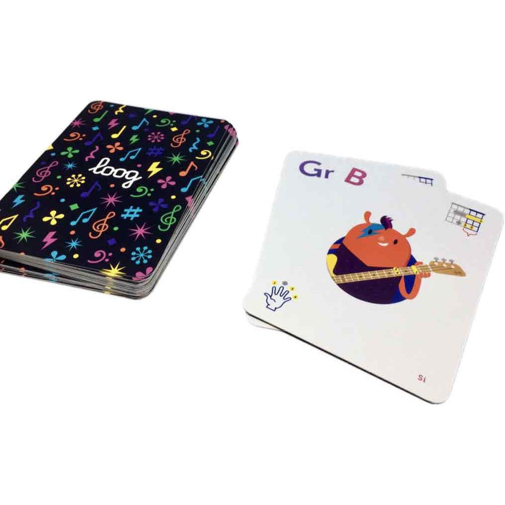 Loog Mini Kids 3-String Acoustic Guitar White