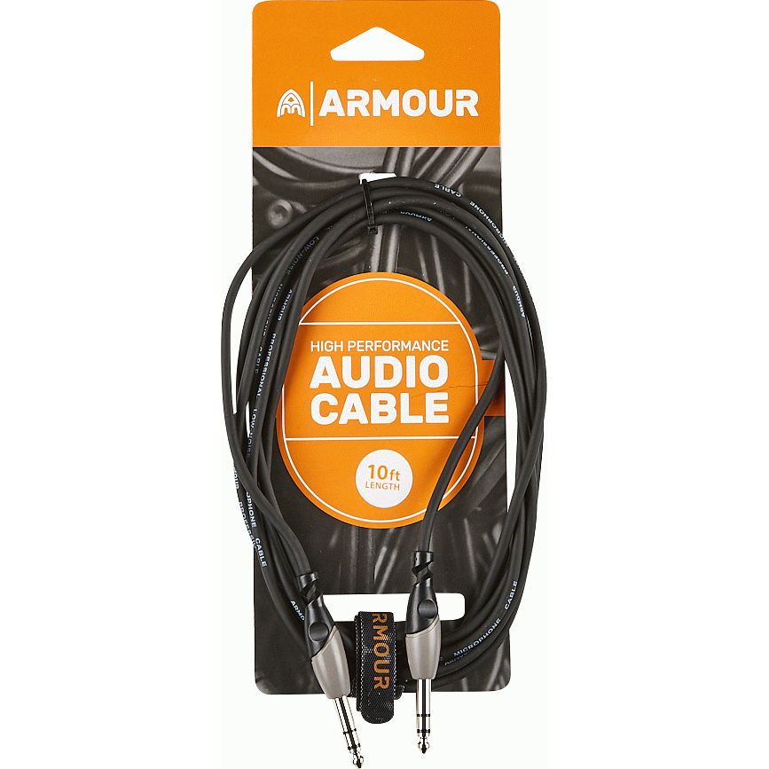 Armour SC44S 1/4" stereo to 1/4" stereo Cable