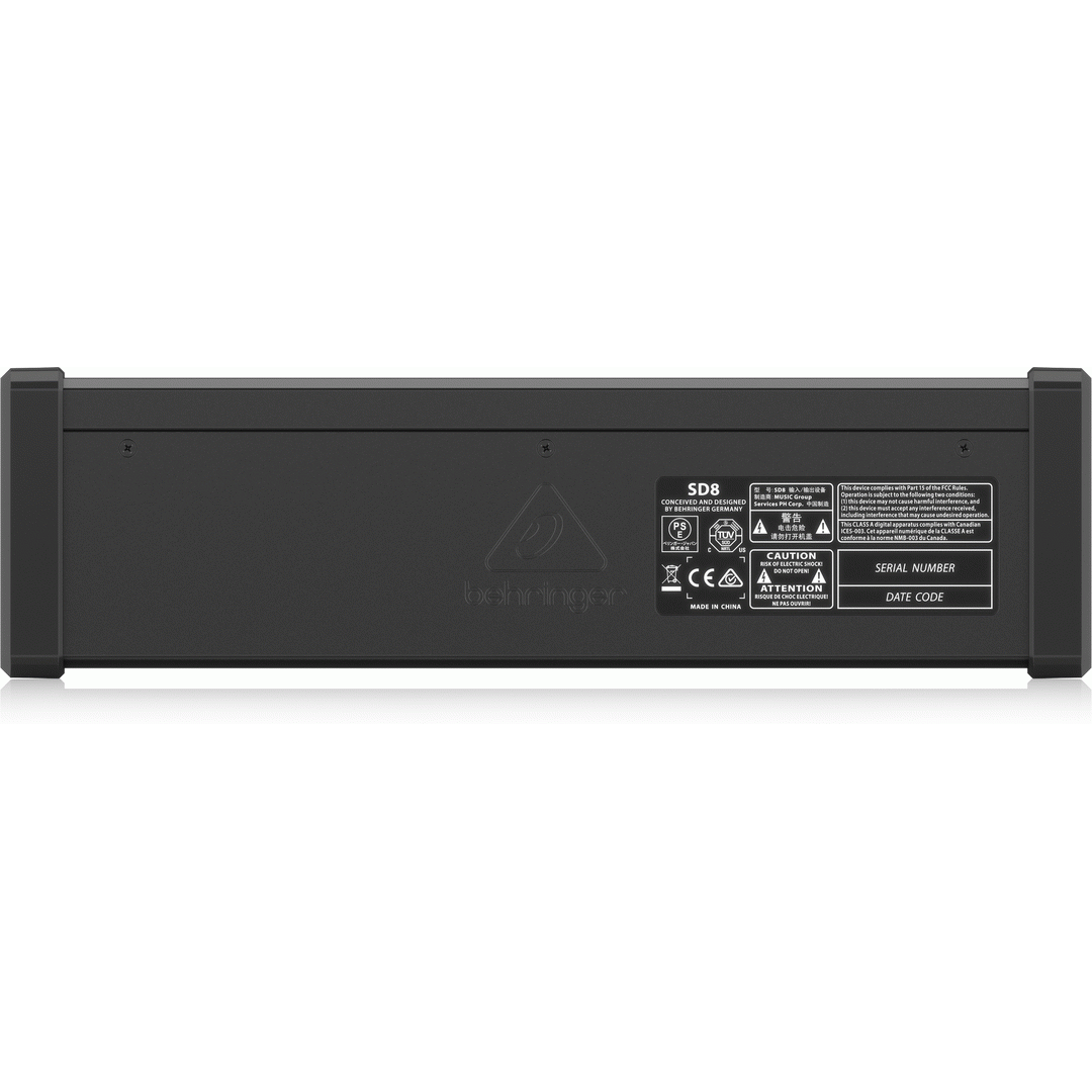 Behringer SD8 I/O Digital Stage Box w/ 8 Preamps