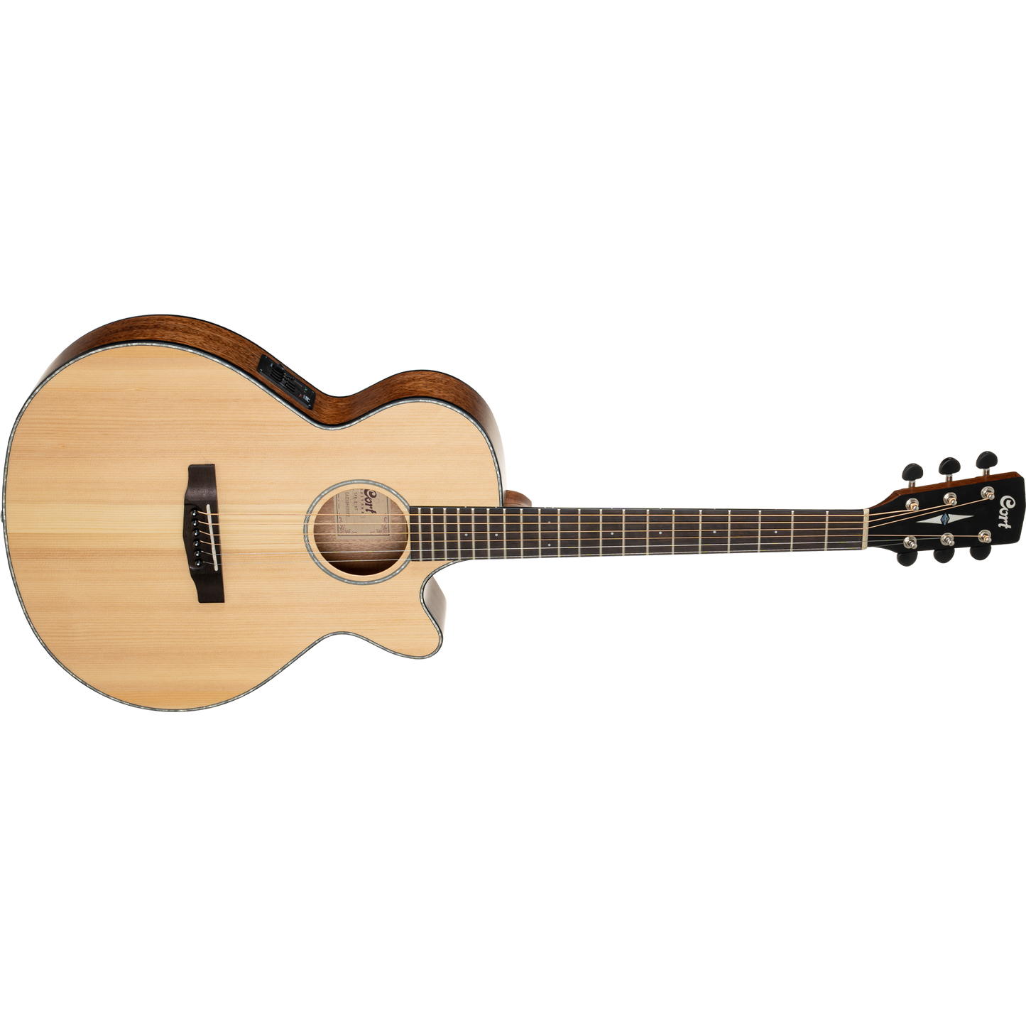 Cort SFX-E Natural Satin Small Body Cutaway Acoustic Guitar