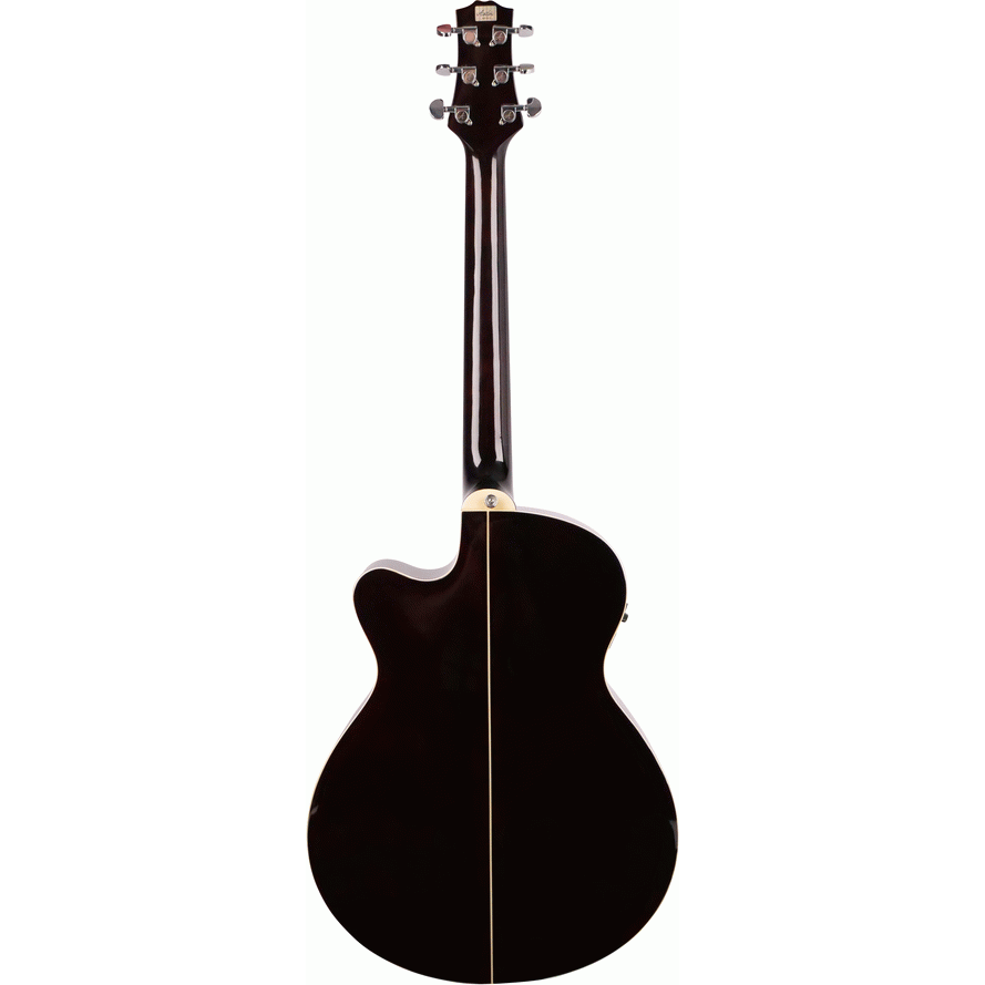 Ashton SL29CEQTSB Slimline Acoustic Guitar with Cutaway, Pickup & EQ (Tobacco Sunburst)