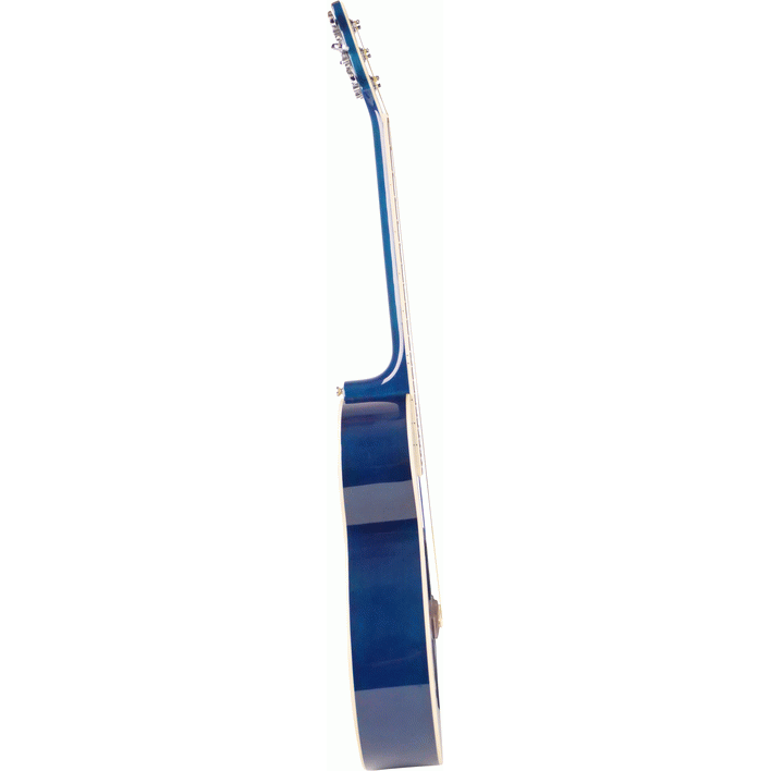 Ashton SL29TBB Slimline Acoustic Guitar (Transparent Blue Burst)