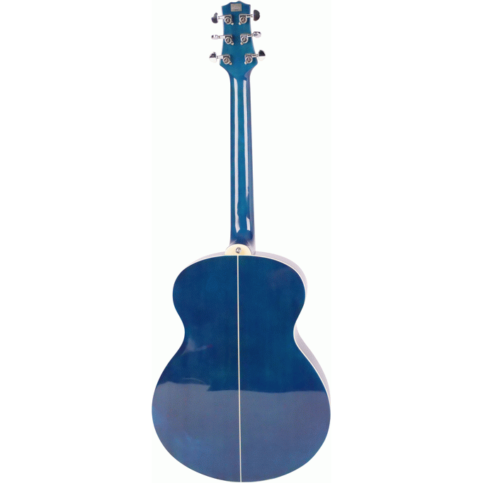 Ashton SL29TBB Slimline Acoustic Guitar (Transparent Blue Burst)