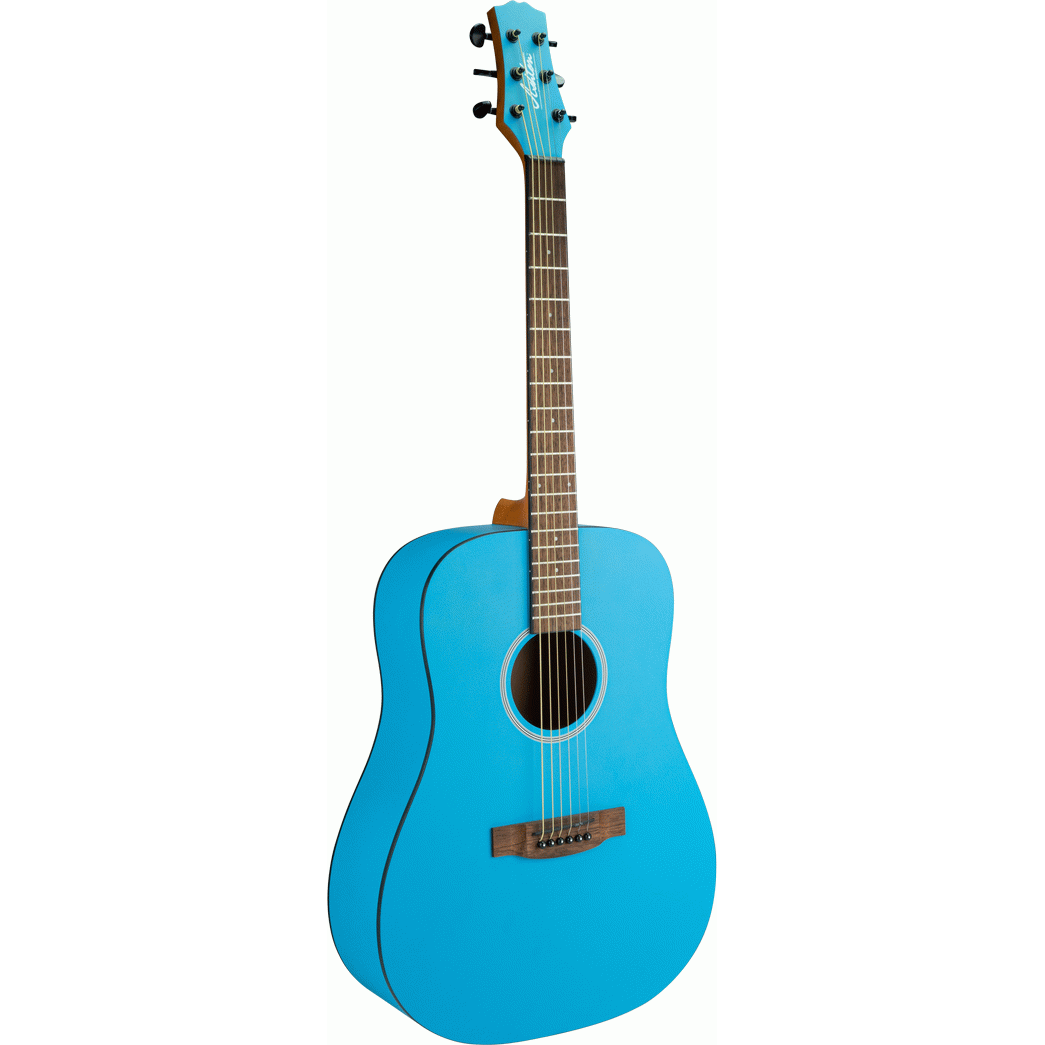 Ashton SPD30BLS Dreadnought Acoustic Guitar w/ Gig Bag (Blue Sky)