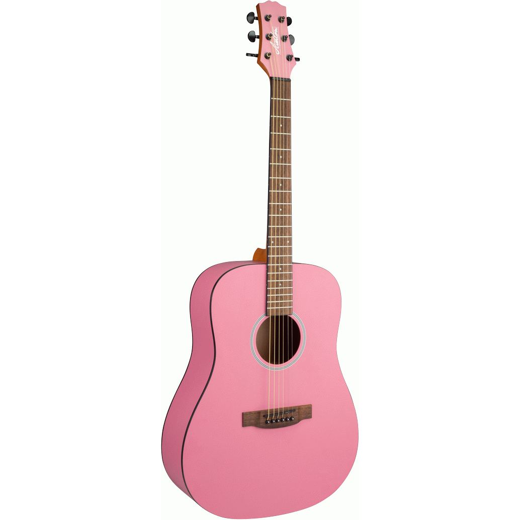 Ashton SPD30GUV Dreadnought Acoustic Guitar w/ Gig Bag (Guava)