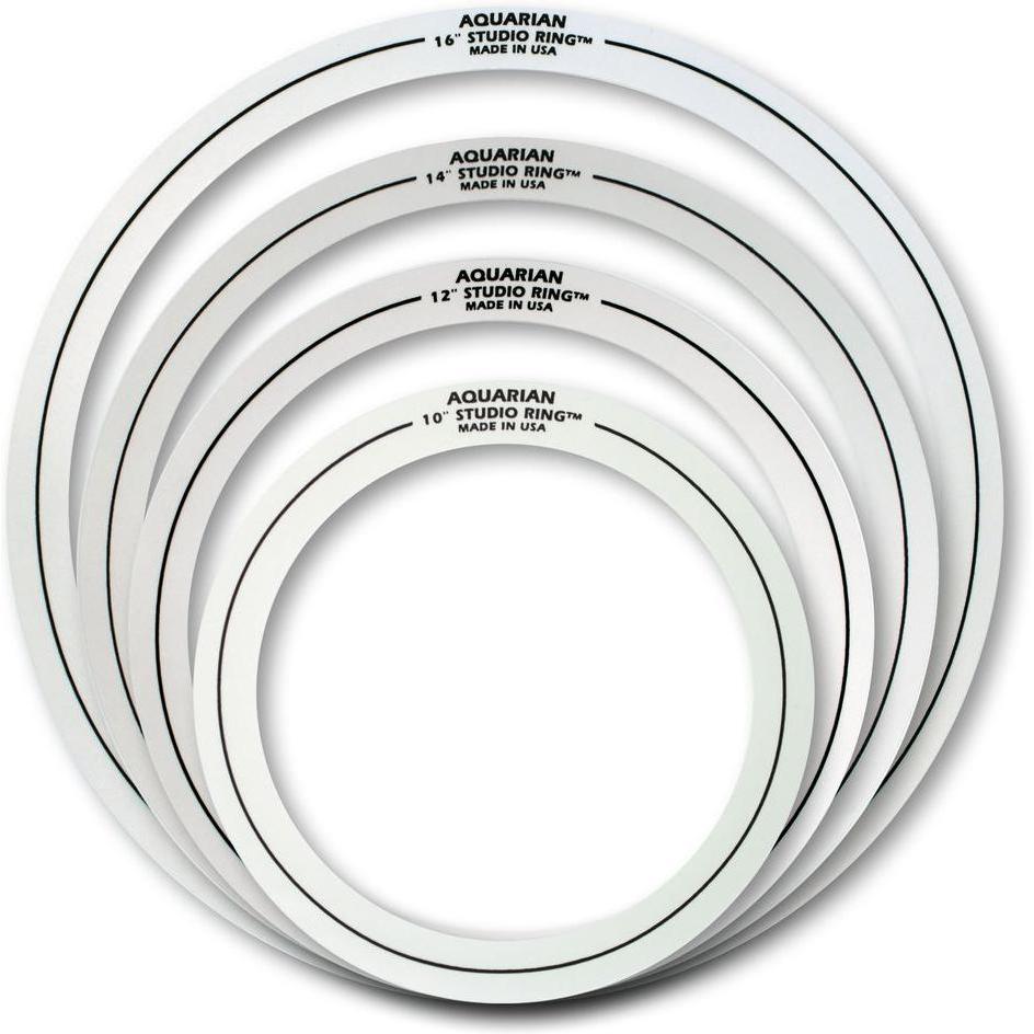 Aquarian Studio Rings Set – 10″, 12″, 2 × 14″ (Multipack)
