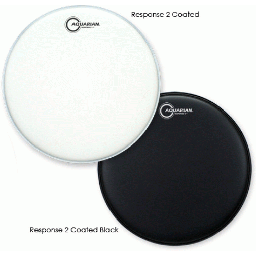 Aquarian TCRSP2-24B Response-2 2-Ply Coated - Size - 24"