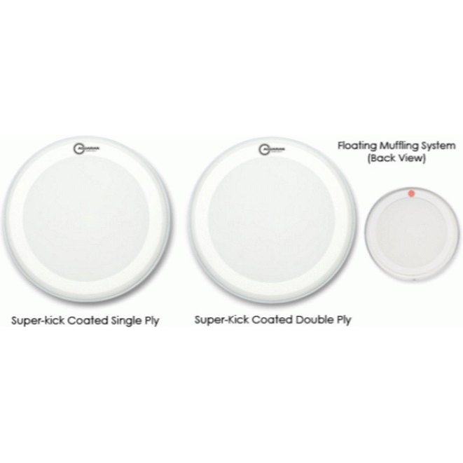 Aquarian TCSKII28 Super Kick Coated 2-Ply - Size - 28"