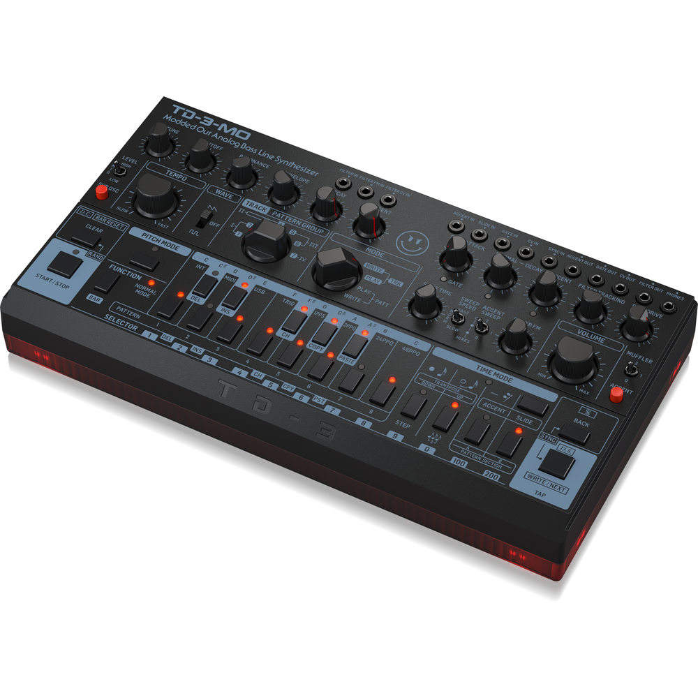 Behringer TD-3-MO-BK Modded-Out Analog Bassline Synthesizer