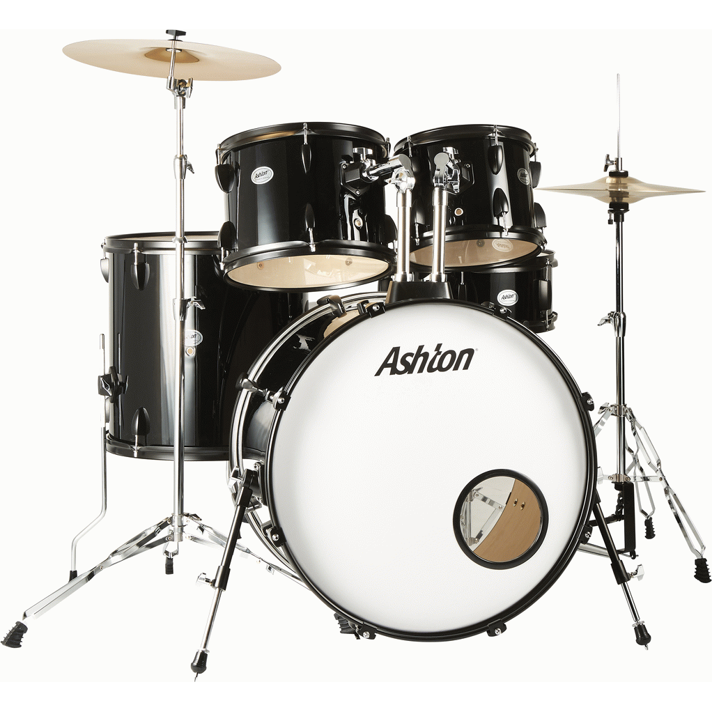 Ashton TDR520BK Small Shell Drum Kit (Black)