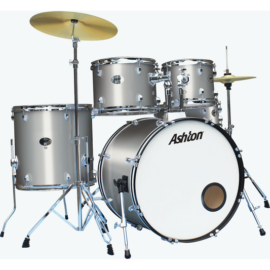 Ashton TDR520SV Small Shell Drum Kit (Silver)