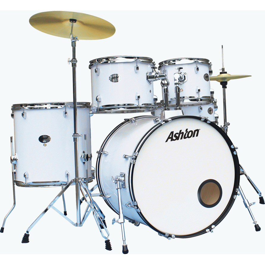 Ashton TDR520WH Small Shell Drum Kit (White)