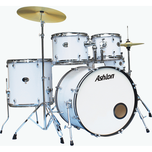 Ashton TDR520WH Small Shell Drum Kit (White)