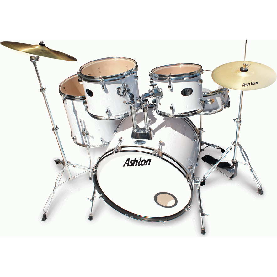 Ashton TDR522WH Full Size Drum Kit (White)