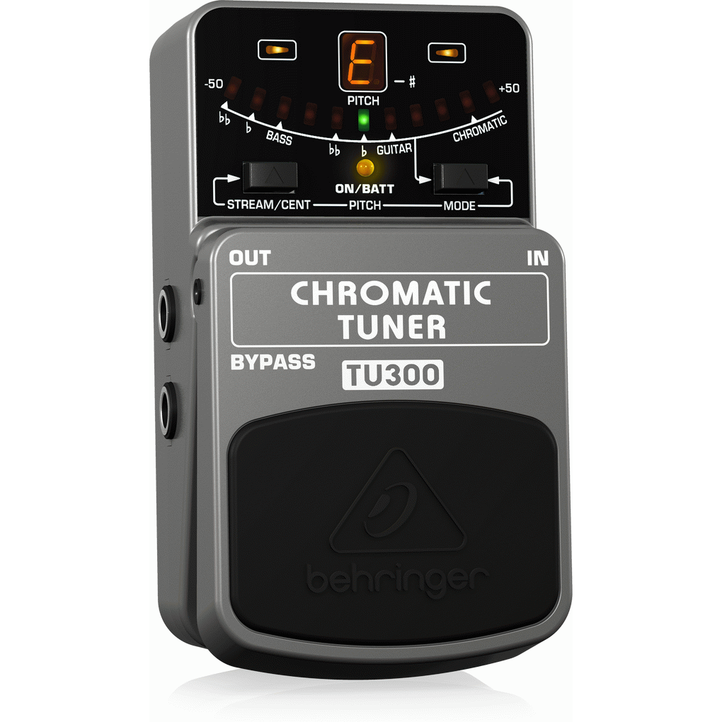 Behringer TU300 Guitar/Bass Chromatic Tuner Pedal