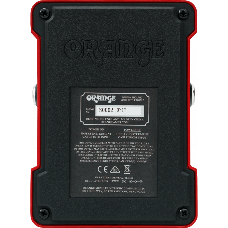 Orange Two Stroke Boost Pedal