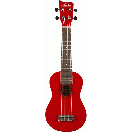 Ashton UKE110RD Soprano Ukulele w/ Bag (Red)