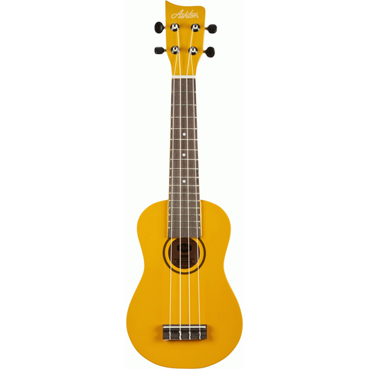 Ashton UKE110YL Soprano Ukulele w/ Bag (Yellow)