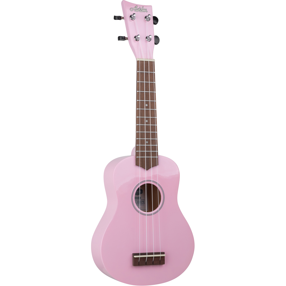 Ashton UKE120SPK Soprano Ukulele w/ Bag (Shell Pink)