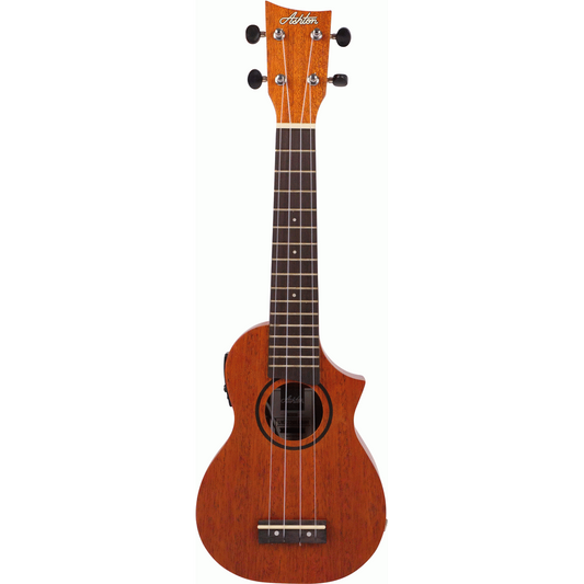 Ashton UKE220EQMH Soprano Ukulele w/ Pickup (Mahogany)