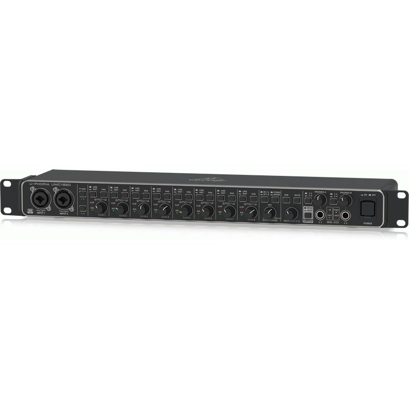Behringer U-PHORIA UMC1820 18 × 20 24-Bit/96kHz USB Audio/MIDI Interface