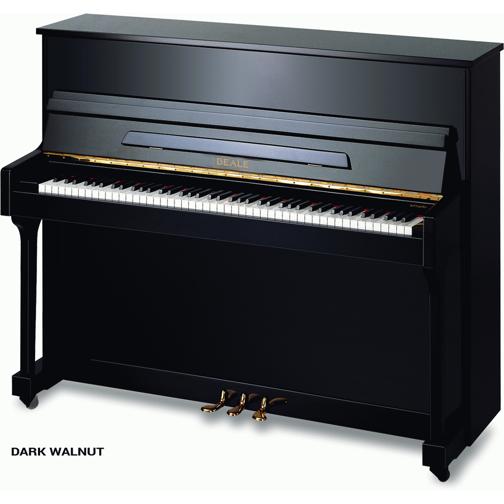 Beale UP118M2 Upright Piano – Dark Walnut